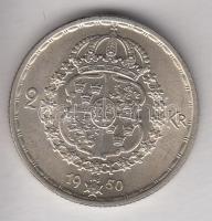 Svédország 1950. 2K Ag "V.Gusztáv" T:2
Sweden 1950. 2 Kronor Ag "Gustaf V" C:XF