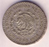 Mexikó 1964. 1P Ag "Függetlenség" T:2- Mexico 1964. 1 Peso Ag "Independence" T:VF