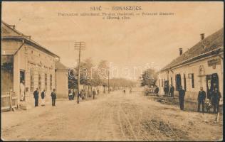 Rimaszécs Main street, co-operative store (fa)