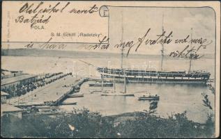 SMS Radetzky, Pola (small tear)