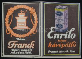 1924 Enrilo-Franck kávépótló reklámo kártyanaptár