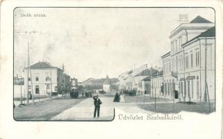Szabadka Deák street, tram (EK)