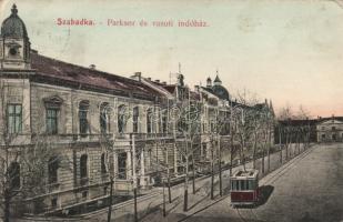 Szabadka railway station, tram (wet damage)