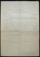 1945 A Csendőrség igazoló bizottságának szóló  kérelem