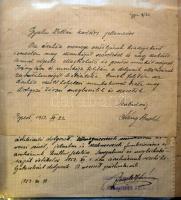 cca 1950 Káder-jellemzések 5 db