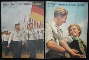 1953 NDK nagyalakú képes propaganda újság 5 db / Propaganda magazine 5 pieces