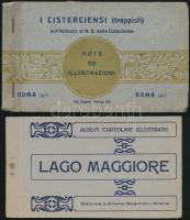 Olaszország 4 db régi képeslap füzet