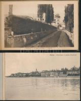 Olaszország 4 db régi képeslap füzet