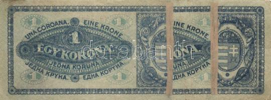 1913. 20K + 1920. "Egy Rongy Korona" T:III