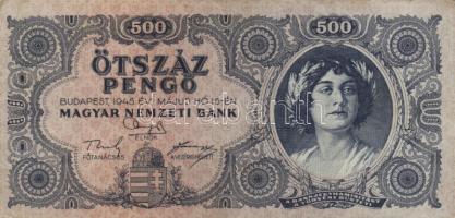 1930. 20P + 100P + 1932. 50P + 1941. 20P + 1945. 500P + 1000P bélyeggel + 10.000P bélyeggel + 10.000...