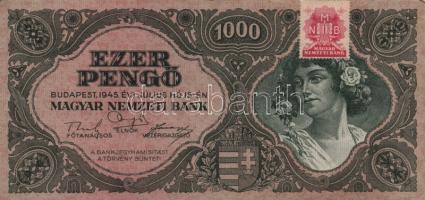 1930. 20P + 100P + 1932. 50P + 1941. 20P + 1945. 500P + 1000P bélyeggel + 10.000P bélyeggel + 10.000...