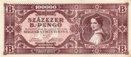 1946. 10.000BP + 100.000BP + 10.000.000BP + 10.000AP + 50.000AP + 100.000AP T:I-,II