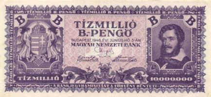 1946. 10.000BP + 100.000BP + 10.000.000BP + 10.000AP + 50.000AP + 100.000AP T:I-,II