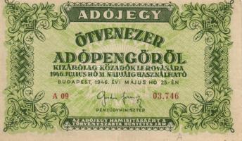 1946. 10.000BP + 100.000BP + 10.000.000BP + 10.000AP + 50.000AP + 100.000AP T:I-,II