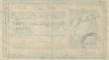 1918. 25K "3000" feletti sorozatszámmal, hullámos hátlappal! "Budafok Nagyközség Pénz...