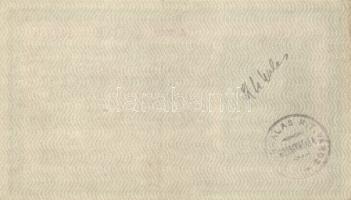 1918. 200K "A 2039" hullámos hátlap, hátoldalán "Kiskunhalas R.T. Város Adóhivatala&q...