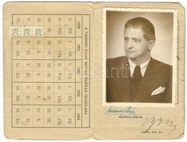 1920 Ébredő Magyarok Egyesülete fényképes tagsági igazolvány