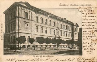 1902 Székesfehérvát Főreáliskola hosszúcímzéses