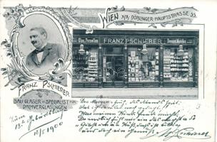 Vienna Shop of Franz Pschierer, advertisment