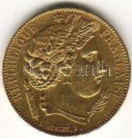 Franciaország 1850. 2. Köztársaság "Marianne" 20Fr arany 6,4516g T:2