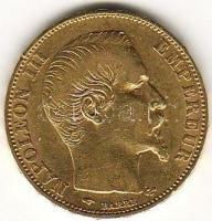 Franciaország 1855A. "III. Napoleon" 20Fr arany 6,4516g T:2/3+