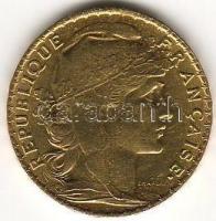 Franciaország 1911. "Kakas" 20Fr arany 6,4516g T:2
