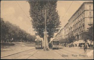 Milano Venezia street, tram (wet damage)