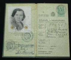1942 Keményfedeles útlevél