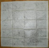 cca 1900 Pápa és Somló környéke katonai térkép / military map 80x100 cm