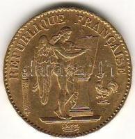 Franciaország 1876. "Allegória" 20Fr arany 6,4516g T:2