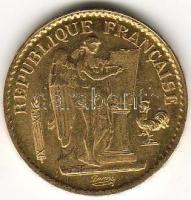 Franciaország 1879. "Allegória" 20Fr arany 6,4516g T:2