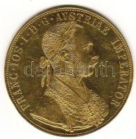 Ausztria 1915. 4D arany 13,96g T:2