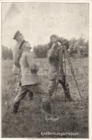 Soldiers, rangefinder (small tear)