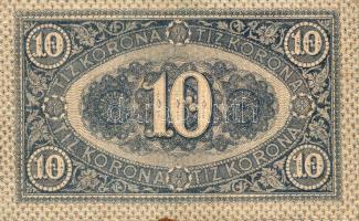 1919. 10K T:I- kis sarokhajtással és barnás folttal