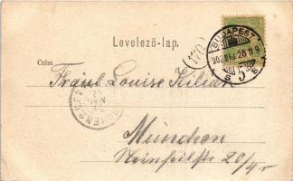 1902 Budapest I. Krisztinaváros, Tabán. Schwarcz Jakab kiadása (EK)