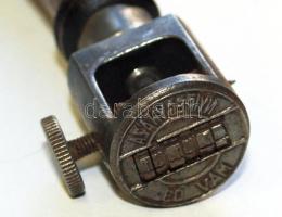 Nyíregyháza MÁV fanyeles vasúti dátumbélyegző / Railroad stamp-seal