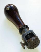 Nyíregyháza MÁV fanyeles vasúti dátumbélyegző / Railroad stamp-seal