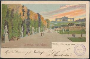 1899 Vienna Schönbrunn litho s: Geiger R.