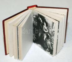 Goethe: Napló. Minikönyv. Fordította Kosztolányi Dezső. Hermann Lipót 4 kőrajzával. Sorszámozott. Ke...