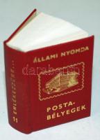 Minikönyv: Magyar postabélyegek 11. köt. Állami nyomda 1988.