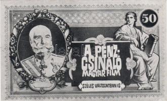 Színházi reklámpénz, hátoldalán Pécsi Sándorral T:I