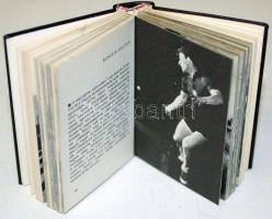 Minikönyv: Kutas-Lakatos: Három évtized sportja. 1945-1975. Sportpropaganda. Sorszámozott, műbőr köt...