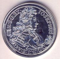 DN. Történelmi féltallérok utánveretben "I. József féltallérja 1711." Ag (10,37g/0.999) T:...