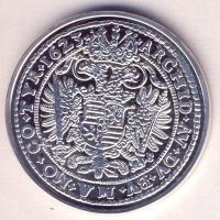 DN. Történelmi féltallérok utánveretben "II. Ferdinánd féltallérja 1623." Ag (10,37g/0.999) T:PP Csak 2000db!
