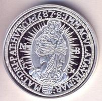 Magyar tallérok utánveretben "I. Lipót Tallérja 1687." Ag (0,999) 20g T:PP csak 2000db!