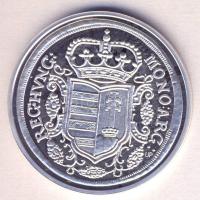 DN. Történelmi féltallérok utánveretben "II. Rákóczi Ferenc féltallérja 1705." Ag (10,37g/0.999) T:PP Csak 2000db!