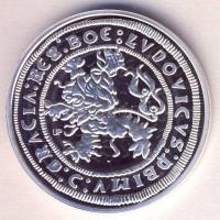 DN. Történelmi féltallérok utánveretben "Joachimsthaler féltallér" Ag (10,37g/0.999) T:PP Tanúsítvánnyal, csak 2000db!