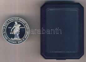 1999. 75Ft Ag "75 éves az MNB" T:PP Csak 4500db! Dísztokban tanúsítvánnyal