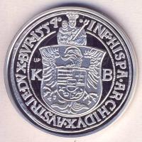 DN. Történelmi féltallérok utánveretben "I. Ferdinánd féltallérja 1554." Ag (10,37g/0.999) T:PP Tanúsítvánnyal, csak 2000db!