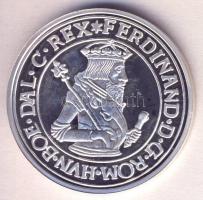 DN. Történelmi féltallérok utánveretben "I. Ferdinánd féltallérja 1554." Ag (10,37g/0.999)...